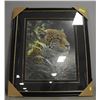 Image 1 : NEW CHEETAH IN JUNGLE 31" X 36" FRAMED