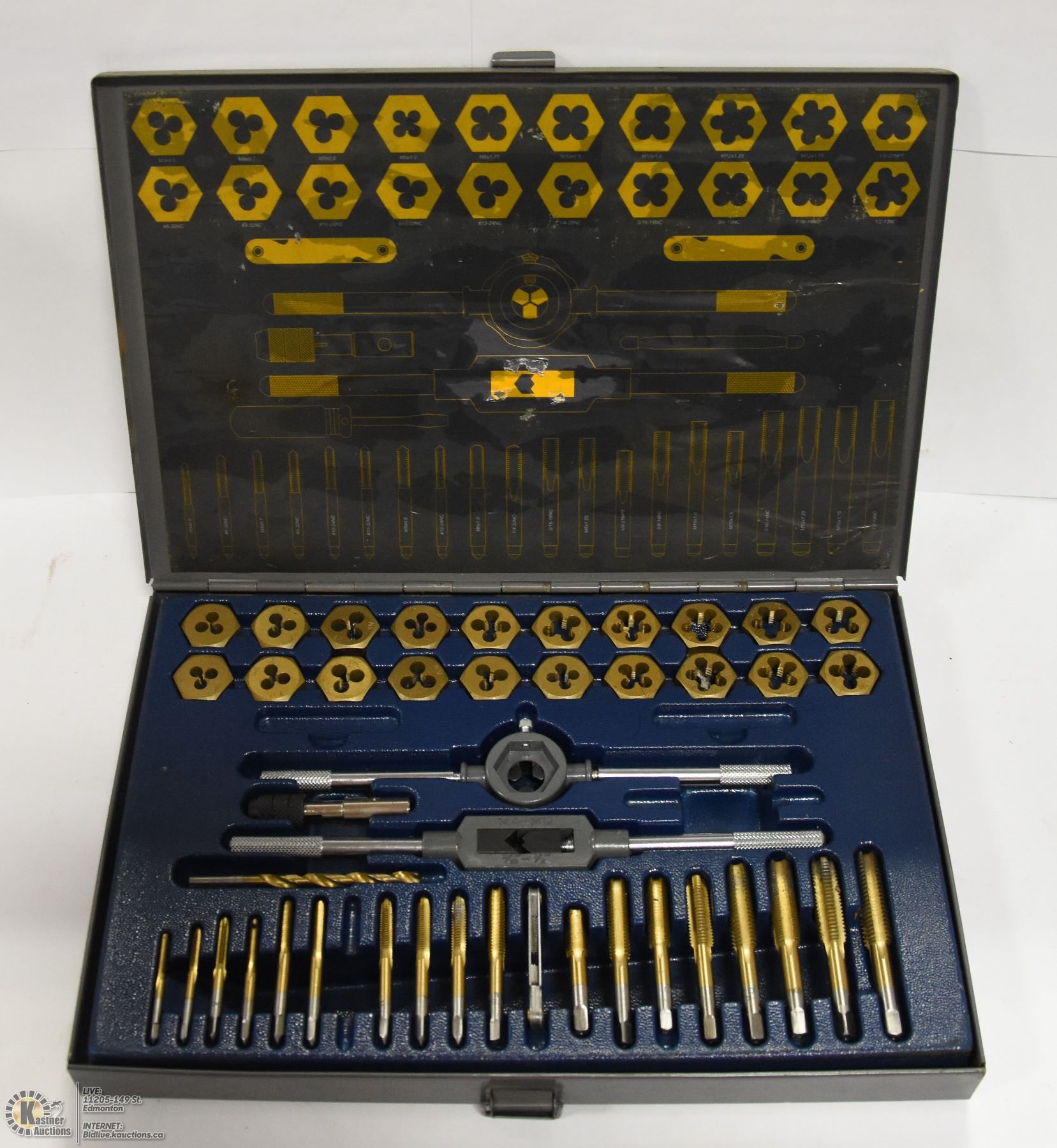 MASTERCRAFT MAXIMUM TAP AND DIE SET.