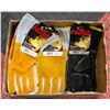 Image 1 : 3 NEW PAIRS OF SIZE L, M WELDING SERIES GLOVES