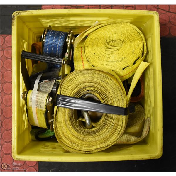 CREATE WITH 2" AND 1" RATCHET STRAPS