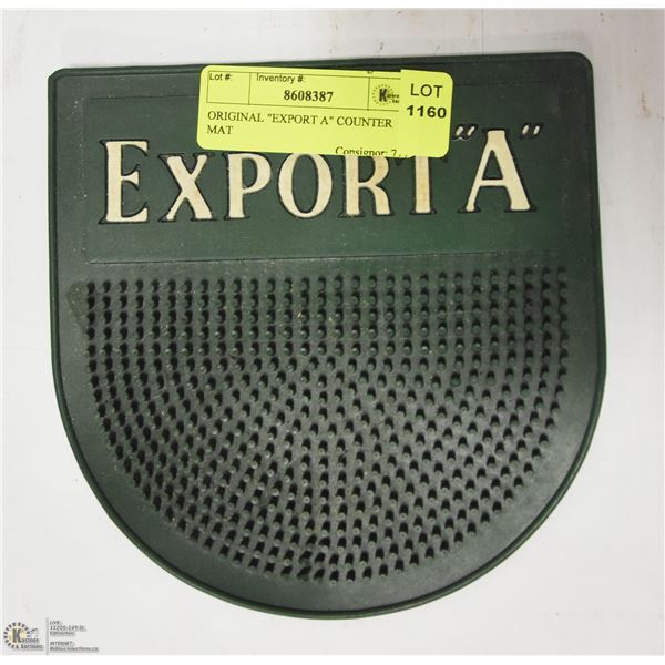 ORIGINAL "EXPORT A" COUNTER MAT