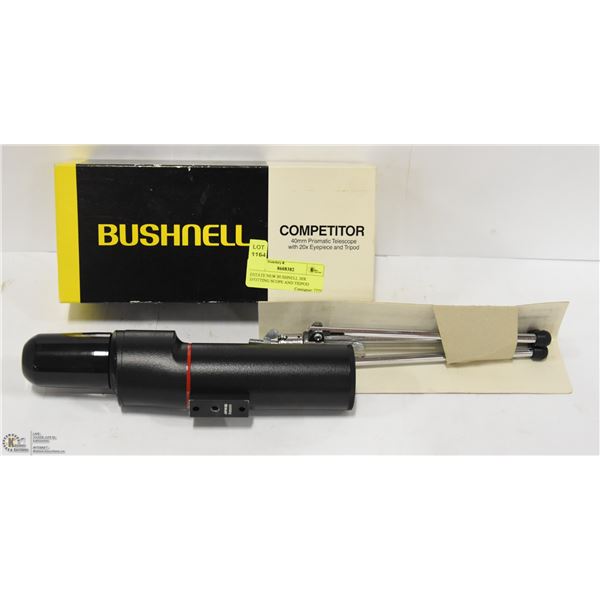 ESTATE NEW BUSHNELL 20X SPOTTING SCOPE AND TRIPOD