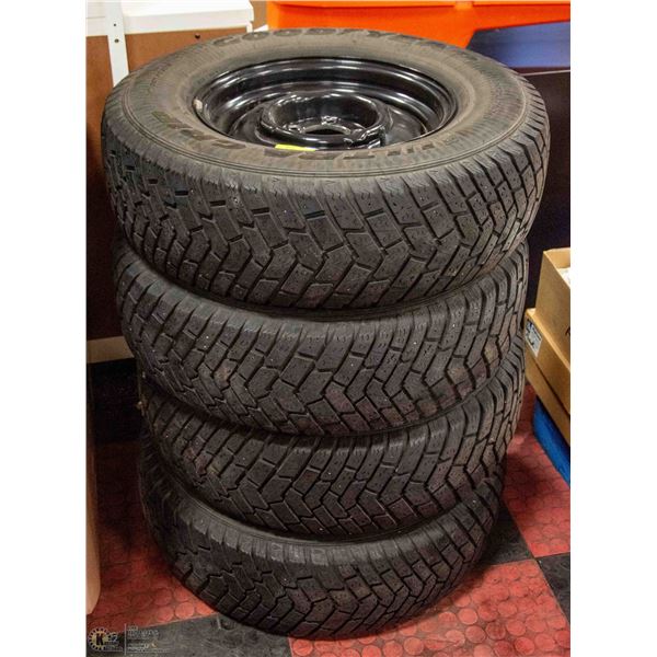 4 GOODYEAR "ULTRA GRIP" DIRECTIONAL WINTER TIRES