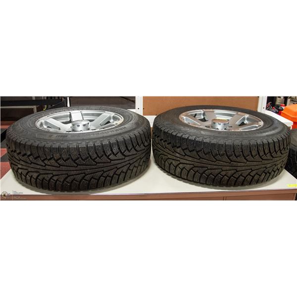 2 NOKIAN "HAKKAPELIITTA" DIRECTIONAL WINTER TIRE