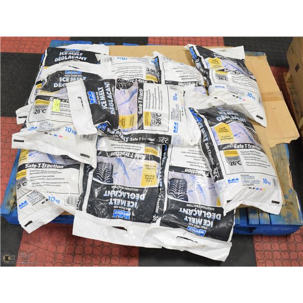 PALLET OF ICE MELT - 10 BAGS