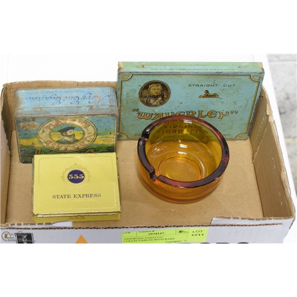 ASSORTED TOBACCO COLLECTABLES WITH RARE PLAYERS