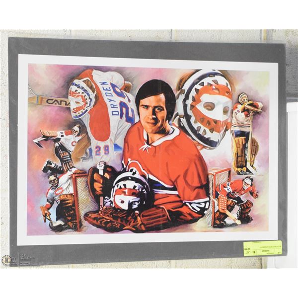KEN DRYDEN ART PRINT