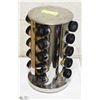 Image 1 : SPICE RACK W/ JARS