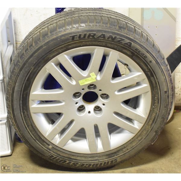 TIRE AND ALUMINUM RIM FOR BMW 745 SERIES