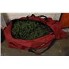 Image 1 : 7FT PRE-LIT XMAS TREE IN CANVAS ZIPPER STORAGE