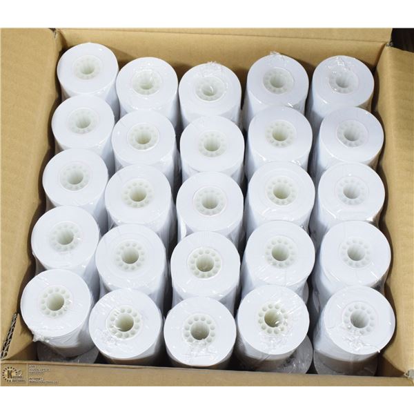 2 CASES OF THERMAL PAPER ROLLS 2-1/4'' X 75'