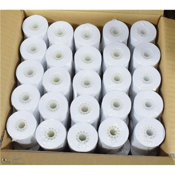 2 CASES OF THERMAL PAPER ROLLS 2-1/4'' X 75'