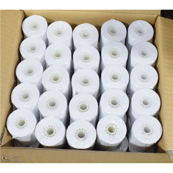 2 CASES OF THERMAL PAPER ROLLS 2-1/4'' X 75'