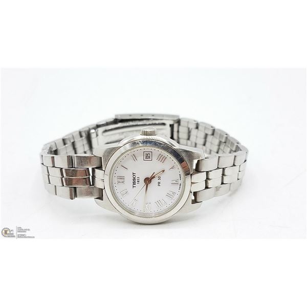 ESTATE GENUINE TISSOT PR 50 SAPPHIRE CRYSTAL DATE