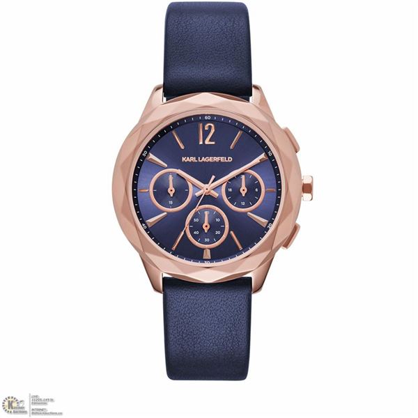 NEW DESIGNER KARL LAGERFELD TRIPLE CHRONO MSRP$469