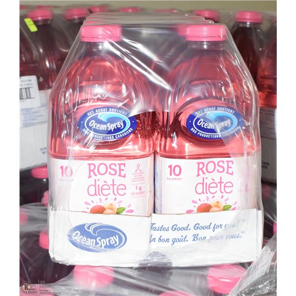 CASE WITH 8 1.89L BOTTLES OF DIET CRANBERRY JUICE