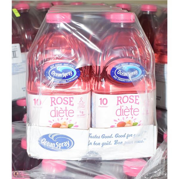 CASE WITH 8 1.89L BOTTLES OF DIET CRANBERRY JUICE