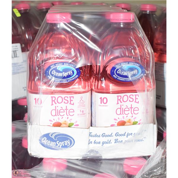 CASE WITH 8 1.89L BOTTLES OF DIET CRANBERRY JUICE