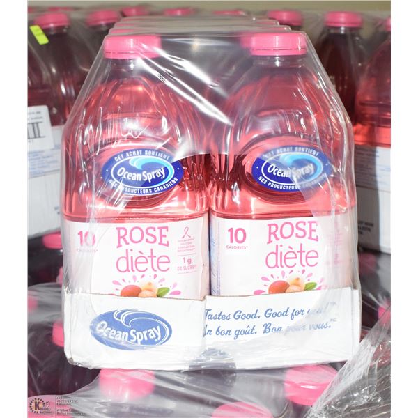 CASE WITH 8 1.89L BOTTLES OF DIET CRANBERRY JUICE