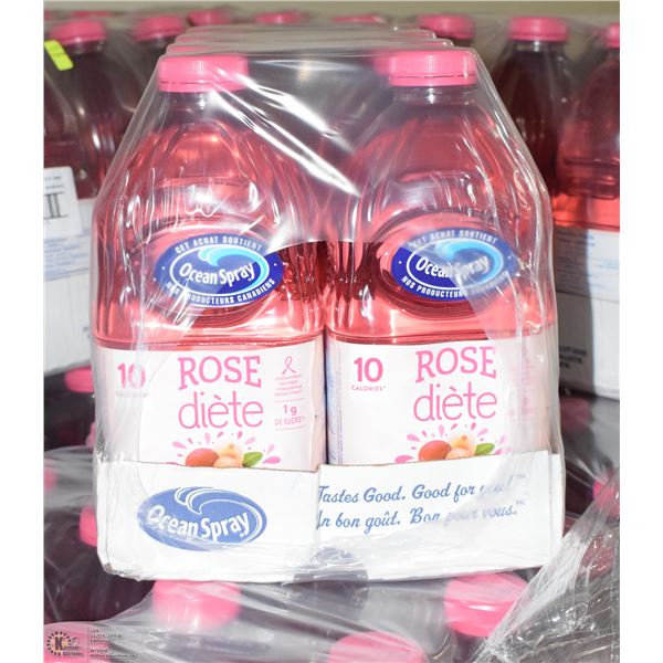 CASE WITH 8 1.89L BOTTLES OF DIET CRANBERRY JUICE