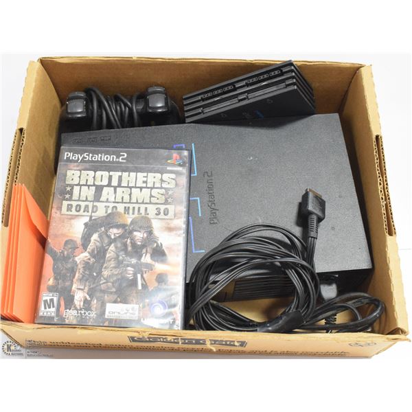 PLAYSTATION 2 WITH CONTROLLER POWER & AUDIO CORD