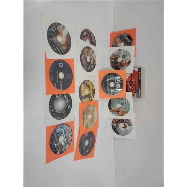 LOT OF 15 PS3 GAMES: INCLUDES CALL OF DUTY BLACK