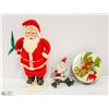 Image 1 : VINTAGE SANTA CLAUS DECORS