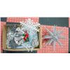 Image 1 : CHRISTMAS 15" STAR/TWO 6" STARS/3 8' BEAD GARLANDS