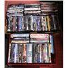 Image 1 : 2 FLATS OF OVER 100 DVD'S