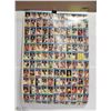 Image 1 : 1989 O-PEE-CHEE HOCKEY UNCUT SHEET 132 CARD LOT