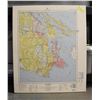 Image 1 : MAP OF VICTORIA PRINNTED ON WOOD