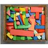 Image 1 : BOX CHILDRENS WOOD BLOCKS