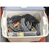Image 1 : HEAVY DUTY WIRE/CABLE- BIN LOT OF ASSORTED