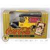 Image 1 : #568 BOXED COCA COLA DIE CAST METAL BANK /TOY CAR