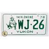 Image 1 : #671 YUKON 1978 LICENCE PLATE WJ-26"THE KLONDIKE"