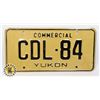 Image 1 : #677 YUKON COMMERCIAL LICENCE PLATE CDL-84