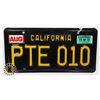 Image 1 : #727 U.S.A. CALIFORNIA 1978 LICENCE PLATE PTE 010