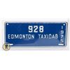 Image 1 : #740 ALBERTA EDMONTON TAXICAB 1975 LICENCE