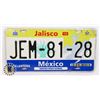 Image 1 : #748 MEXICO JALISCO STATE LICENCE PLATE JEM-81-28
