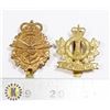 Image 1 : #782 LOT OF 2 CANADIAN MILITARY ARMY INSIGNIA CAP