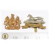 Image 1 : #801 LOT OF 2 WW2 BRITISH CAP BADGES ARMY