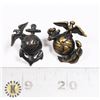 Image 1 : #841 LOT OF 2 UNITED STATES MARINES COLLAR BADGE