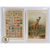 Image 1 : #486 LOT OF 2 VINTAGE PRINTS PLATES,  GIRAFFE AND