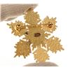 Image 5 : Chanel Gold CC Snowflake Crystal Charm