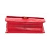 Image 4 : Chanel Red Lambskin Half Flap Shoulder Bag