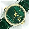 Image 1 : Rolex Datejust Mens 36 Green Malachite 18K/SS Oyster Perpetual Serviced Polished