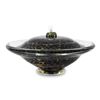 Image 1 : Large Saturn Oil Lamp by GartnerBlade Glass