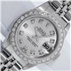 Image 1 : Rolex Ladies Stainless Steel Silver Diamond 26MM Oyster Perpetual Datejust With
