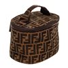 Image 2 : Fendi Brown Canvas Vanity Case Cosmetic Bag