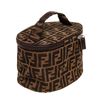 Image 3 : Fendi Brown Canvas Vanity Case Cosmetic Bag